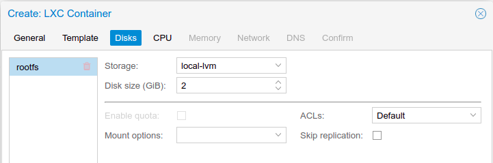 Les conteneurs LXC sur Proxmox VE