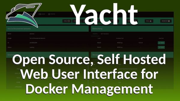 Installer Yacht avec Docker